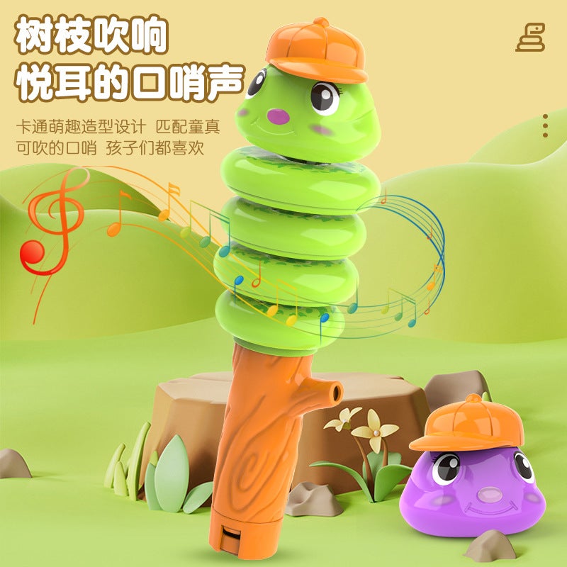 New Whistle Twisted Snake Toys Decompression Balance Swing Rotating Worm Snake Children'S Toys - Image 3