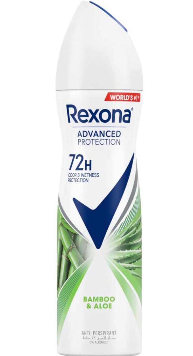 Rexona Antiperspirant Bamboo Freeze & Aloe Spray Women -150 Ml