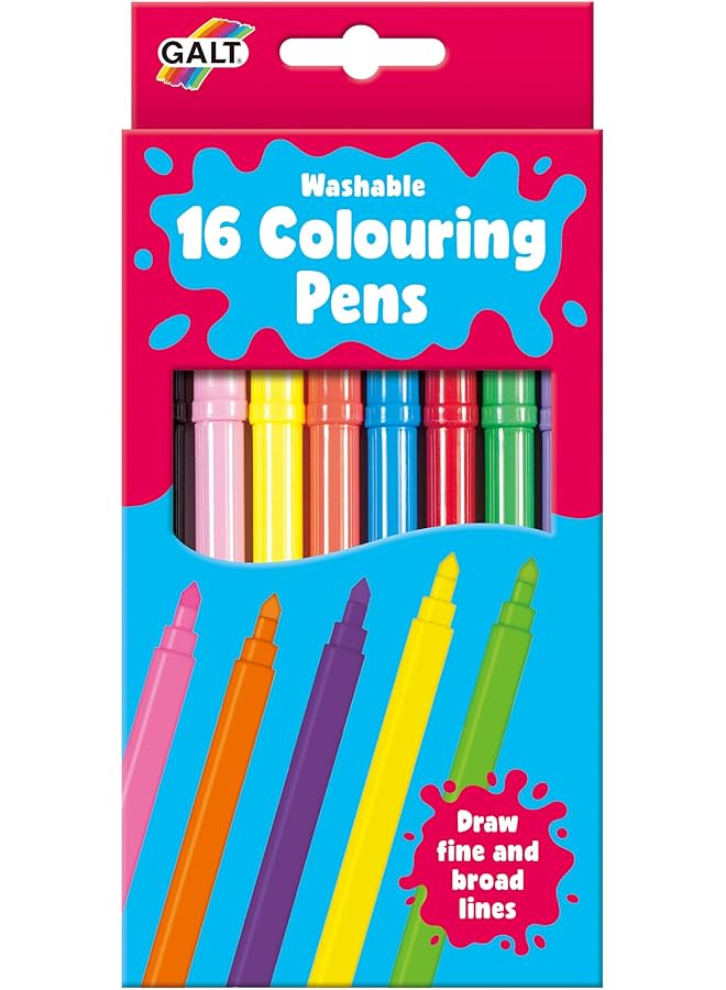 GALT 16 Coloring Pens Washable - Image 1