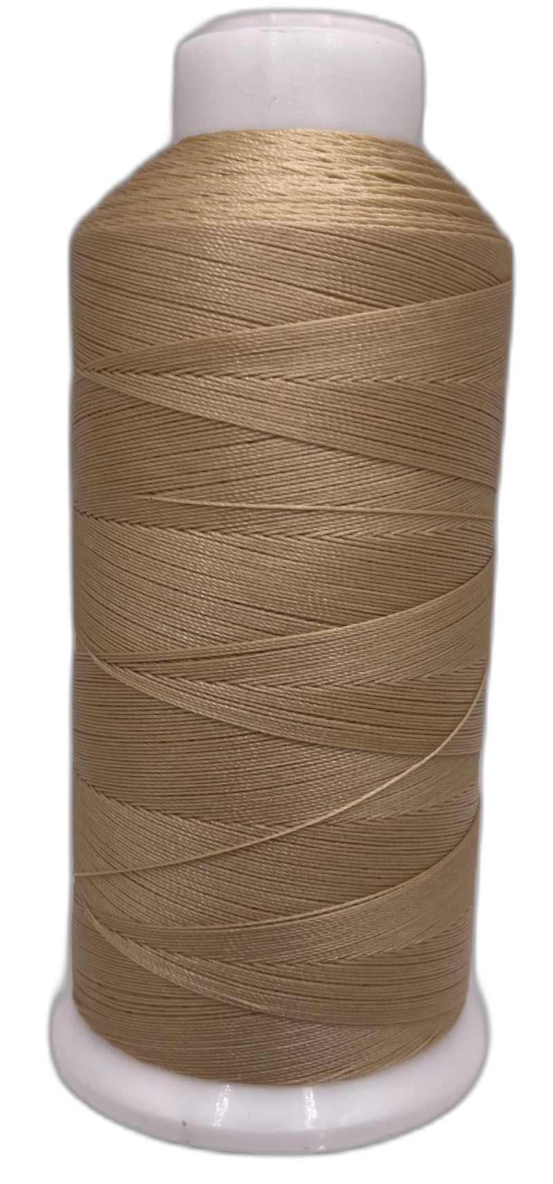 Beige Bonded Nylon Sewing Thread 69 T70 1500 Yard for Outdoor Leather Upholstery