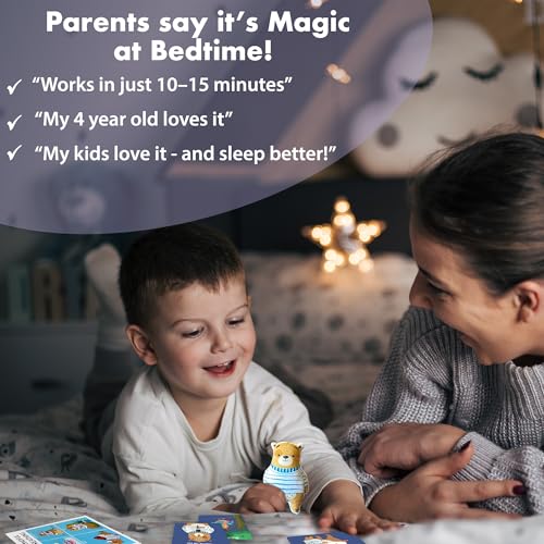 Chalk and Chuckles Bedtime Bear, Toddler & Kids Card Game for Sleep Routine, Bonding & Emotional Learning Toy, Birthday Gift for Boys & Girls Ages 3, 4, 5, 6+ - Image 2