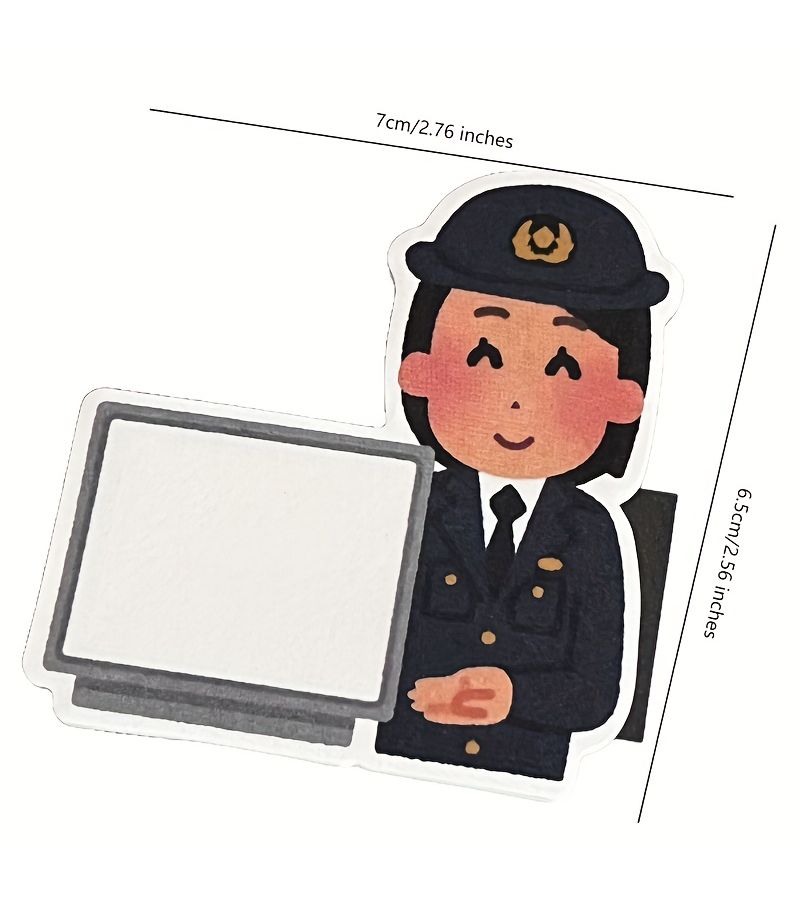 30 Japanese Style Sticky Notes Set 6 Different Pattern Designs Strong Adhesive Office School Memos Page Marking Home Decor Perfect Gift For Friends Style 1 - Image 2