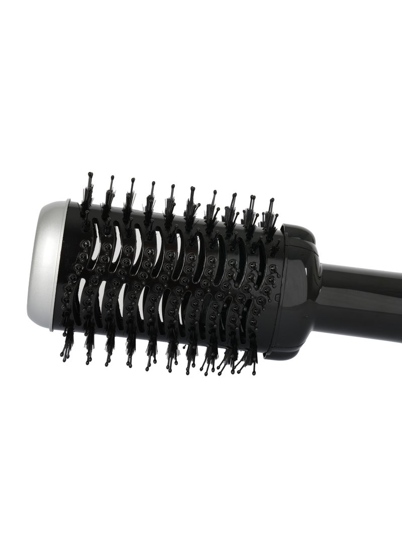 AFRA Hair Dryer Brush, 1000-1200w, Anti-Scald Head, -1-2 Settings Cool Air Function, 360-Degree Swivel Cord, Nylon Long Comb Tooth & Bristle Short Comb Tooth AF-1200BDBK, 1 Year Warranty  - Image 4