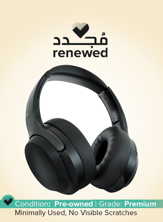 ZEBRONICS Renewed - ZEBRONICS Duke Plus Wireless Headphones - 2026 Upgrade, Bluetooth 5.4, 70hrs Playback, 40mm Drivers, Gaming Mode, ENC, Dual Pairing, Rapid Charge, AUX, Black - Image 1