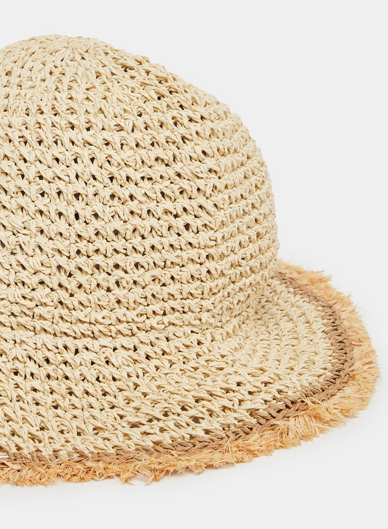 Styli Crochet Straw Hat