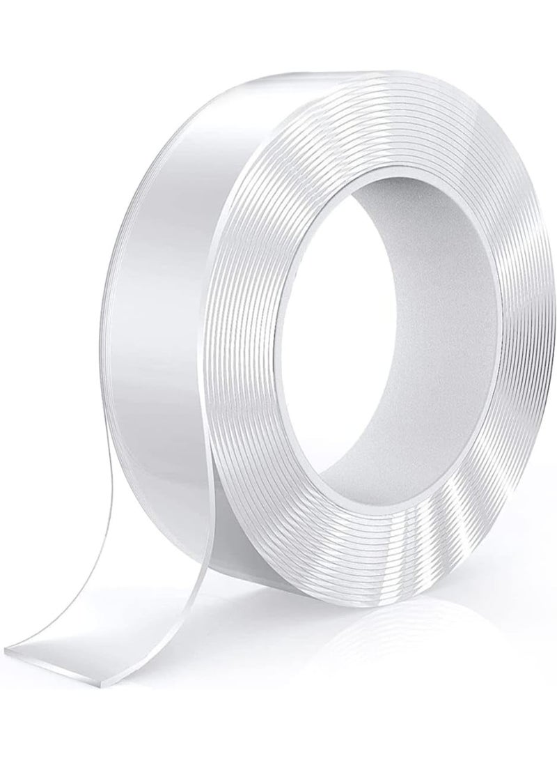 Zohra ZOHRA 3 Meter Multipurpose Double Sided Tape - Adhesive Silicone Tape, Heavy Duty, Heat Resistant, Multi-Functional, Removable, Washable, Reusable Anti-Slip Gel Nano Grip Tape (grip tape) - Image 1