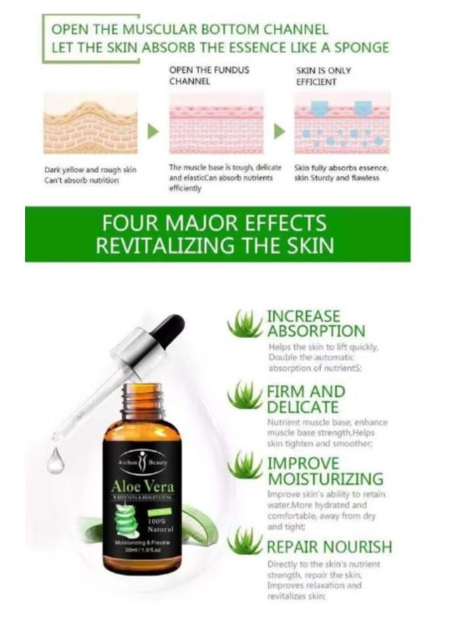 AICHUN Aloe Vera Whitening And Brightening Facial Serum 30ml - Image 5