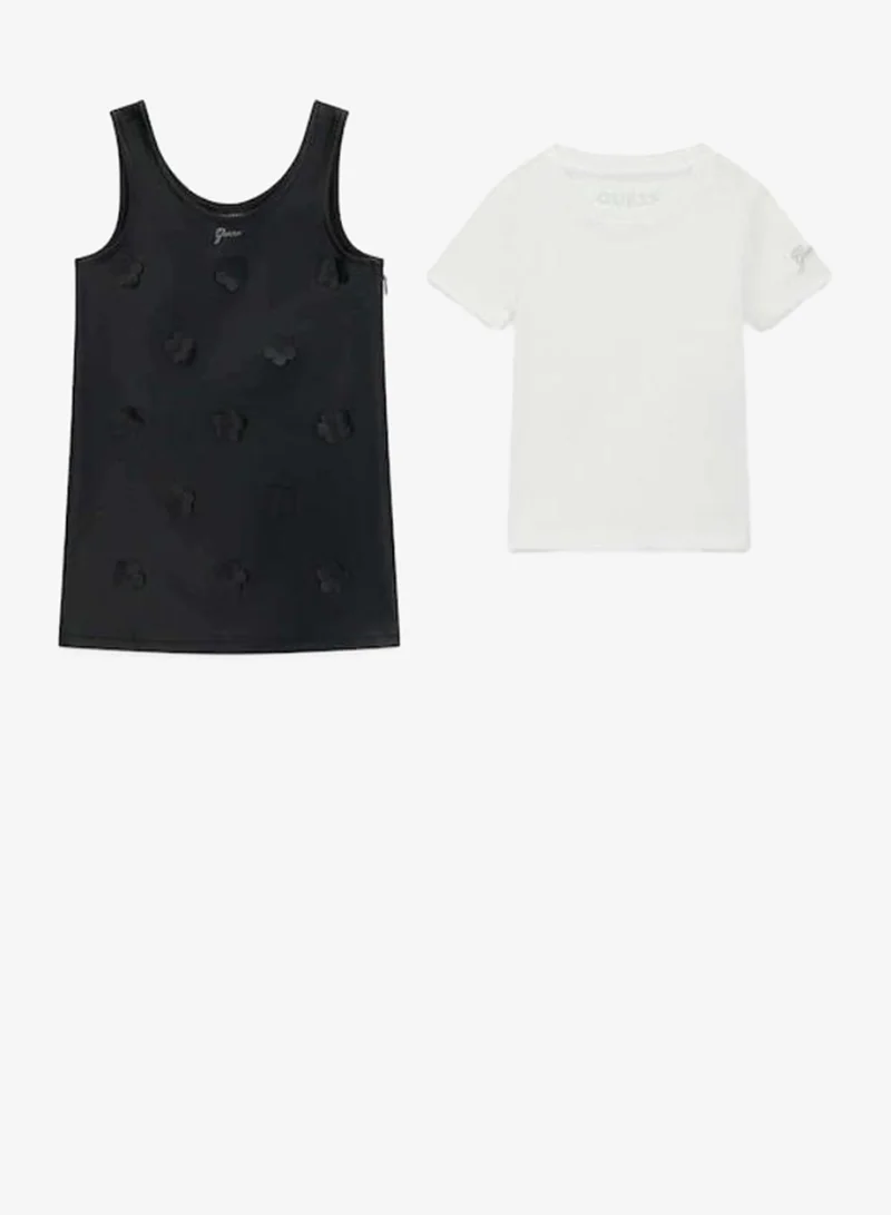 GUESS Infant Crew Neck T-Shirt  And Skirt Set