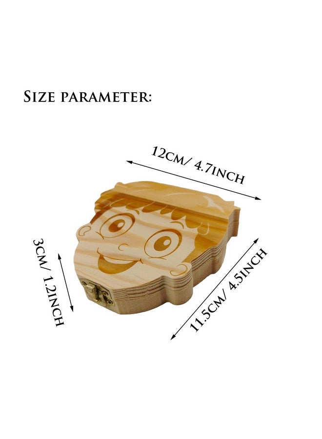 PAMBO Baby Tooth Fairy Keepsake Box First Teeth And Curl Keepsake Box | Tooth Boxes Saver & Holders For Lost Teeth Kidsboys - Image 5