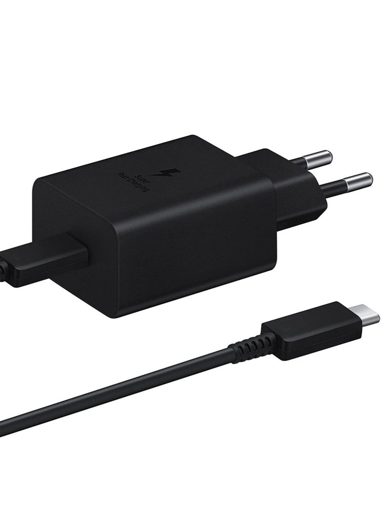 ELTRAZONE Samsung 45W USB-C Super Fast Charging Wall Charger  45W - Black (US Version with Cable, Black - Image 2
