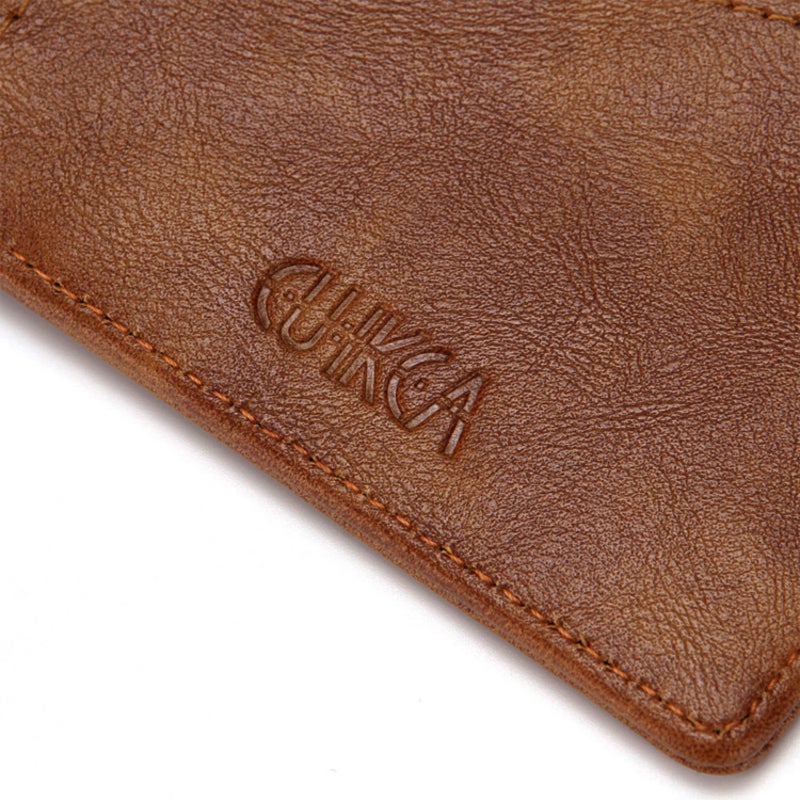 New Fashion Men Money Clip Faux Leather Slim Wallet ID Credit Card Holder Cash Clip - Image 3