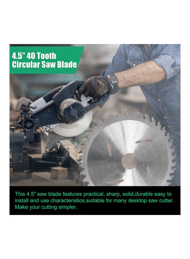 NIBEMINENT 4.5-Inch 40 Tooth Circular Saw Blade Silver  - Image 5