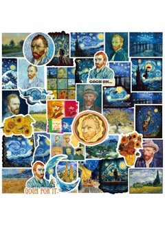 50-Piece Van Gogh Stickers