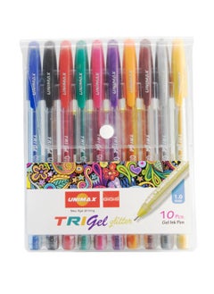 UNIMAX Unimax Glitter Gel Ink Pen 1.0mm 10pcs  - Image 2