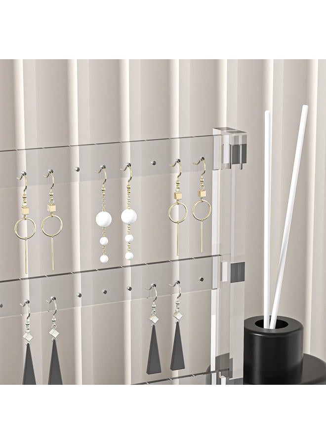 Coward Acrylic Earring Holder Stand, Tabletop Earring Jewelry Easel Display, Earring Jewelry Holder Organizer for Home Use or Store Selling Show (4layer) - Image 4