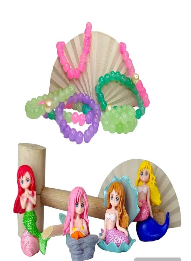 Toyfinity Enchanting Undersea Adventure: Shell Toys for Kids Best Gift for Kids Girl with Mermaid Spark Imagination Magical Playtime Fun Kids Toys (2 Shells, 1 Hammer, 1 Mermaid, 1 Bracelet, 1 Chisel) - Image 2