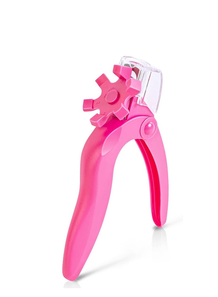 New nail art shears stainless steel U-shaped nail clippers DIY extended light therapy nail clippers with positioning shaping manicure - Image 1