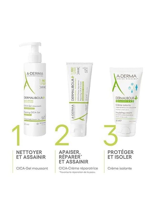 A-DERMA A-DERMA DERMALIBOUR REPAIRING CICA-CREAM 100ML/3.51 fl oz  - Image 5