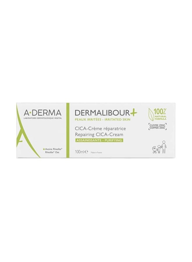 A-DERMA A-DERMA DERMALIBOUR REPAIRING CICA-CREAM 100ML/3.51 fl oz  - Image 2