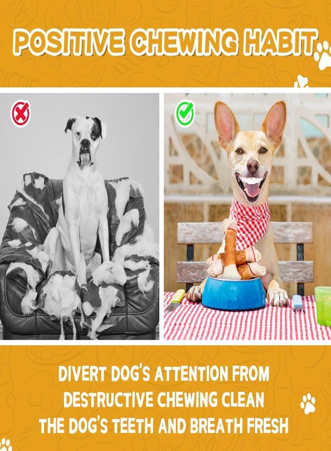 PAWUP مكافآت باوب للكلاب، أعواد من جلد البقر المغلف بالدجاج، مضغ طويل الأمد للكلاب، وجبات خفيفة طبيعية للكلاب المتوسطة والكبيرة مع التورين، 12.5 أونصة (25-30 قطعة) - Image 2