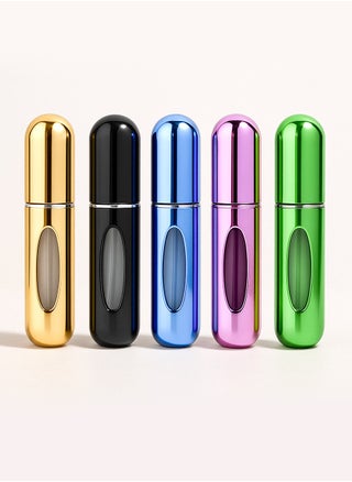 Travel Perfume Atomizer Set – 5pcs Travel Refillable Bottles | Fine Mist | TSA-Friendly for Men & Women - pzsku/Z0349954B0B6F2A5A83E7Z/45/1747929545/227dbdca-4769-4b1c-ae17-bfd6faf3da6c
