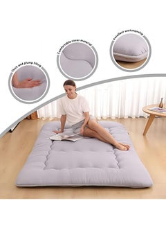Cool Baby Mattress Bedding Mattress Thickened Sofa Bed Bedding Sleeping Pad Foldable Roll Up Mattress Boys Girls Dormitory Mattress Pad Children's Floor Mattres Twin 135 x 200 x 10 cm  - Image 2