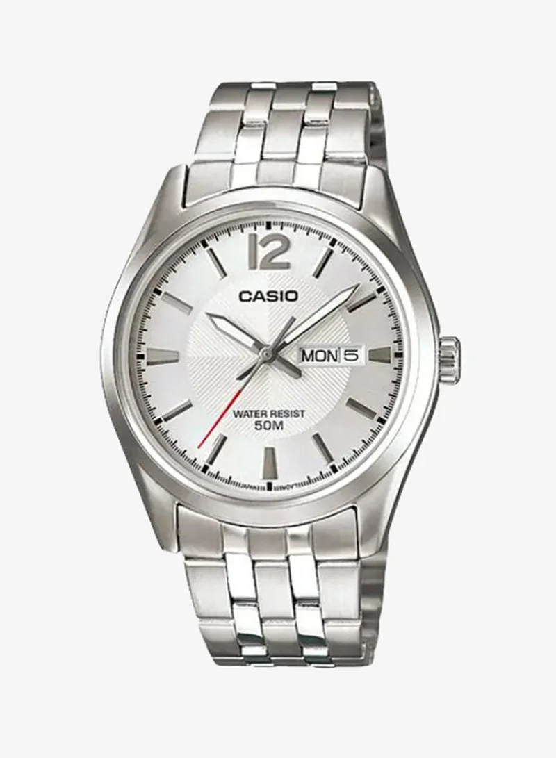 CASIO Men's Stainless Steel Analog Watch MTP-1335D-7AVDF - 44.5 mm