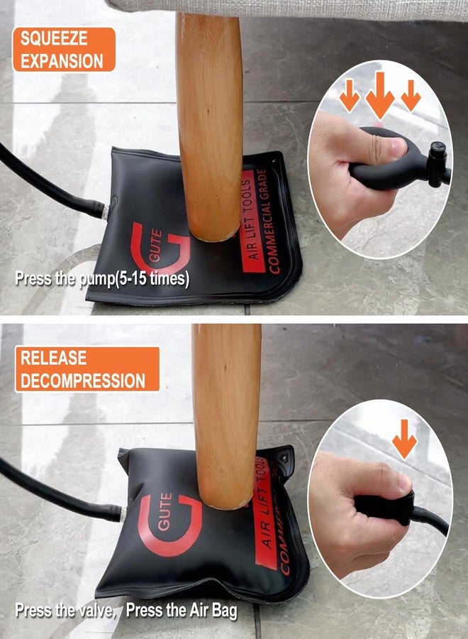 Gute Air Wedge Bag Pump, Commercial Inflatable Air Wedge Bag Tool, Professional Leveling Kit & Alignment Tool, Air Bag Tool for Variety of Jobs, 330 LB Rating,1Pcs - Image 3