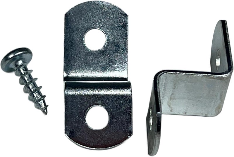 EHC Canvas Clips for Picture Framing Screws Included 15 per Pack ( Choose Your Offset Size ) by E.H.C. (3/8" Offset) - Image 1