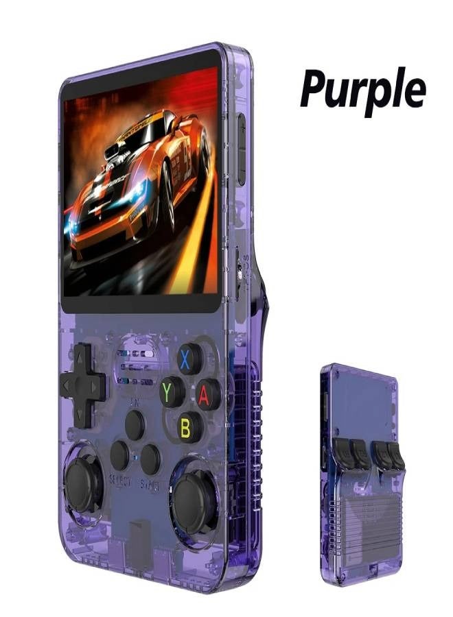 AROAQ Open Source Retro Handheld Game Console, Portable R36S Console with Integrated Dozens Emulator, Pocket Games Emulator with 3.5 Inch IPS 640 x 480 Screen, Supports OTG and Memory Card, (64GB Memory Card)  - Image 1