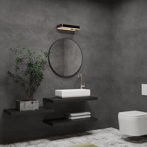 3yecao 16"×118" Dark Grey Black Concrete Wallpaper Peel and Stick 3D Matte Textured Thick Concrete Cement Contact Paper Vinyl Wrap Removable DIY Tile Wall Sticker for Walls Countertop Cabinet Kitchen Island - Image 4