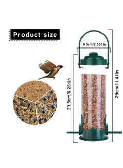 Bird Feeder for Outside Hanging Wild Bird Seed Feeder With 2 Compartments and Ports, Weatherproof and Waterproof Bird Feeders for Outside Hanging for Wild Birds - pzsku/Z034A33449F2E1895A85AZ/45/_/1717412736/acdbff86-7a60-4120-8f39-2b2cd433fb43