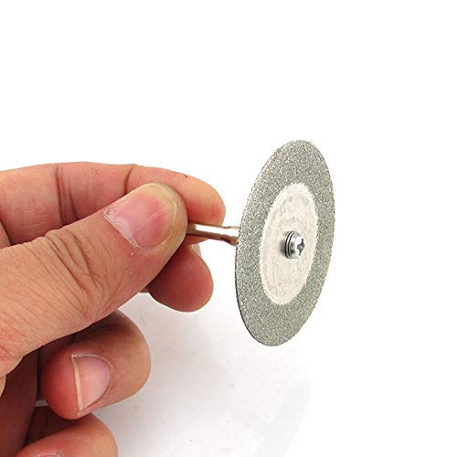 DIY Crafts Diy Crafts India 152 30 Mm Diamond Discs Emery Cutting Blades Drill Bit Mandrel for Dremel Multicolor 5 Piece  - Image 5