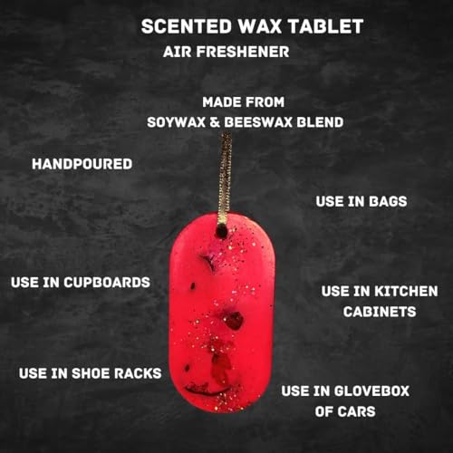 Diablos Sachet Tablet Handmade Wax Sachet Lavender Scents Home Fragrance for Air Freshner, Wardrobe Freshener, Closets, Drawers, Cupboards, Car, Shoes Racks, Kitchen (Lavender Pack of 5) - Image 5