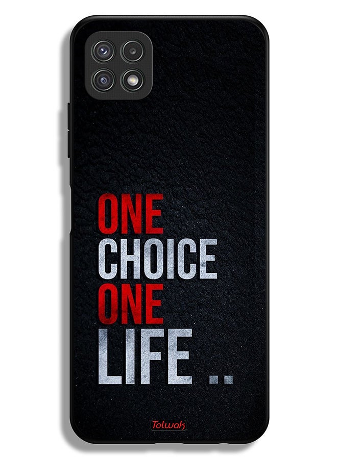 Tolwak Samsung Galaxy A22 5G Protective Case Cover One Choice One Life - Image 1