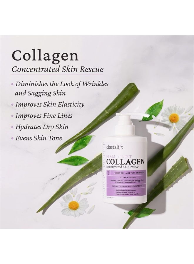 elastalift Collagen Cream Skin Care Face Lotion & Body Lotion For Dry Skin | Skin Tightening Cream Collagen Firming Lotion Body Moisturizer Lifts, Firms, & Tightens For Younger Looking Skin, 15 Fl Oz - Image 3