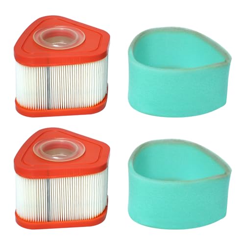 Gabrella 2 Pack 595853 597265 Air Filter With Pre Filter Replace BS 597266 595853 Fits BS 115P02 115P05 123P02 123P07 123P0B 123P32 125P02 125902 Engines - Image 1