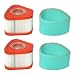 Gabrella 2 Pack 595853 597265 Air Filter With Pre Filter Replace BS 597266 595853 Fits BS 115P02 115P05 123P02 123P07 123P0B 123P32 125P02 125902 Engines - Image 2