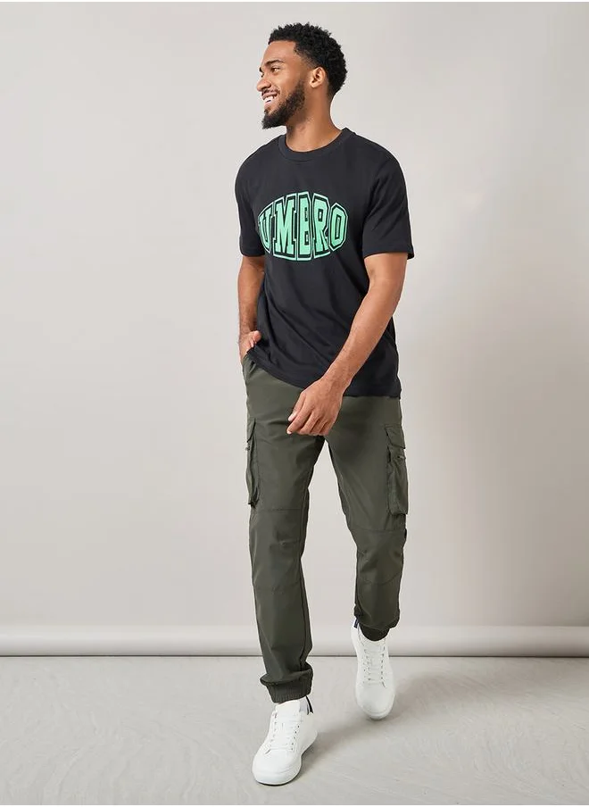 امبرو Varsity Graphic Crew Neck T-Shirt