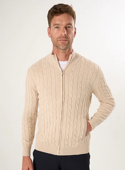 FELIX HARDY Cable Knit Cardigan