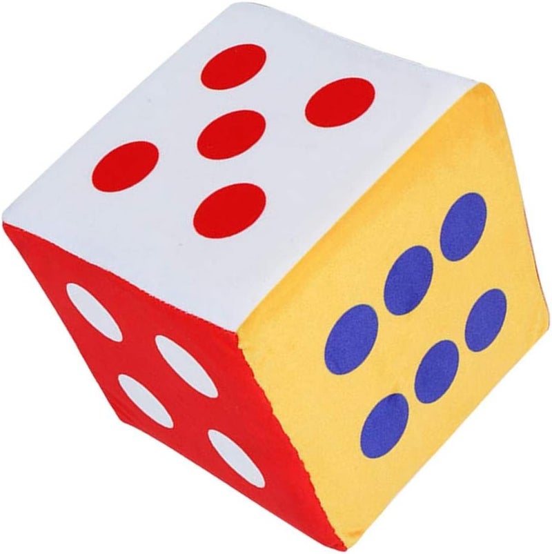 klarakoGiant Dice 6 Inch Foam Dice Large Square Dice for Game Pool Toy Party Favour klarakoDot Dice, 15cm - Image 1