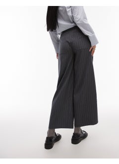 TOPSHOP Co-Ord Wide Leg Pinstripe Tailored Trouser  - Image 2