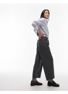 TOPSHOP Co-Ord Wide Leg Pinstripe Tailored Trouser  - Image 5
