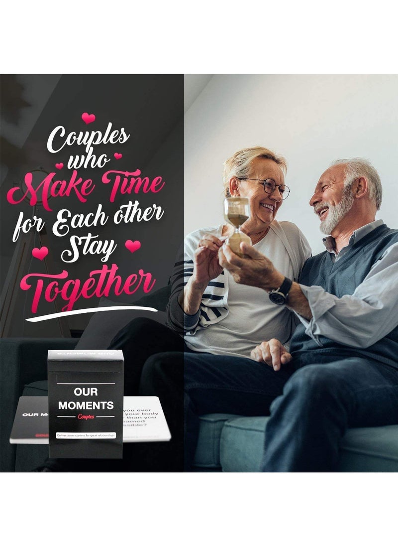 Generic - OUR MOMENTS 100 Thought Provoking Conversation Starters Cards Game Party Game - Image 1