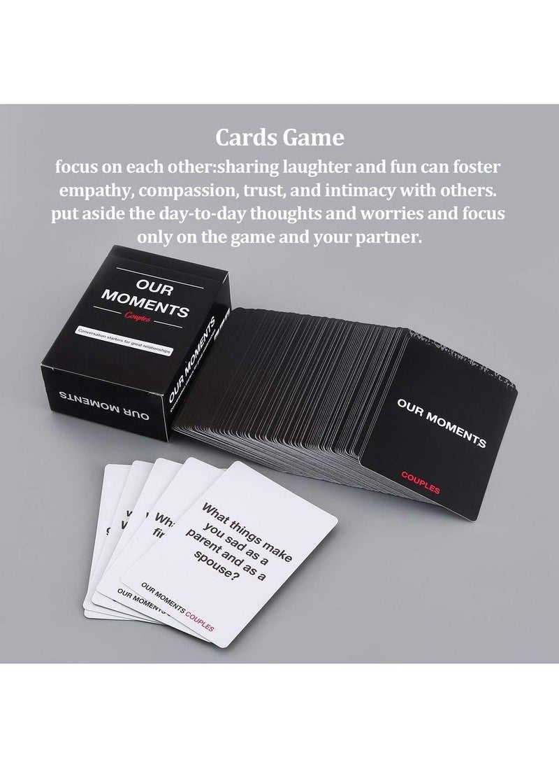Generic - OUR MOMENTS 100 Thought Provoking Conversation Starters Cards Game Party Game - Image 1