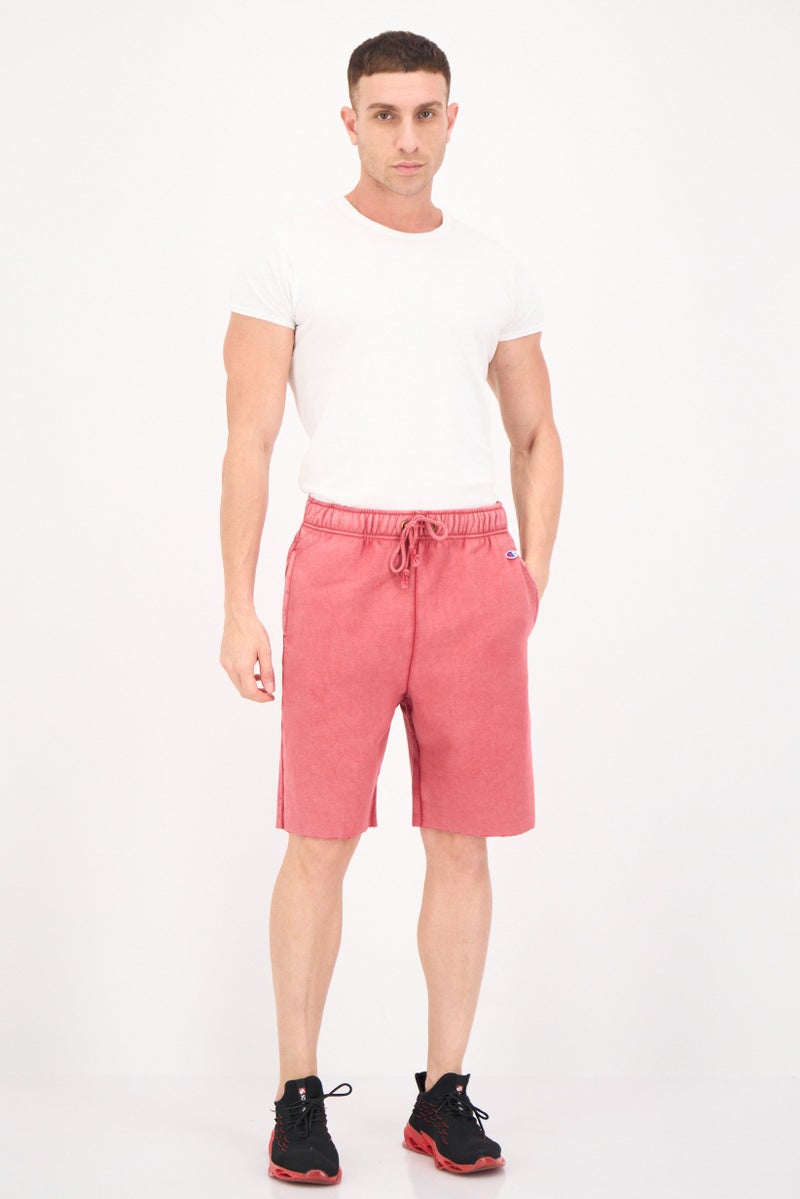 Champion Men Sportswear Fit Drawstring Outdoor Shorts, Dark Coral - Image 4