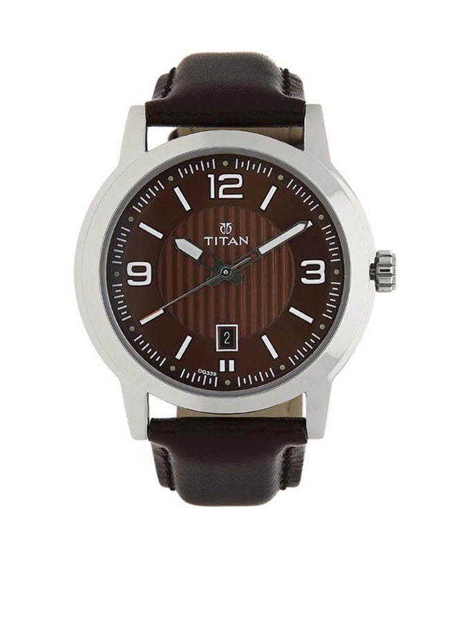 TITAN Leather Analog Wrist Watch 1730SL03 - Image 2