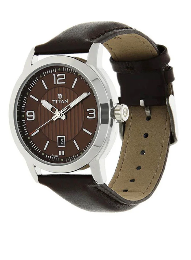TITAN Leather Analog Wrist Watch 1730SL03