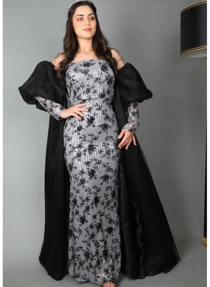 Elegant women's evening dress without sleeves - Image 1