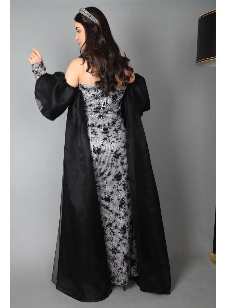 Elegant women's evening dress without sleeves - Image 4